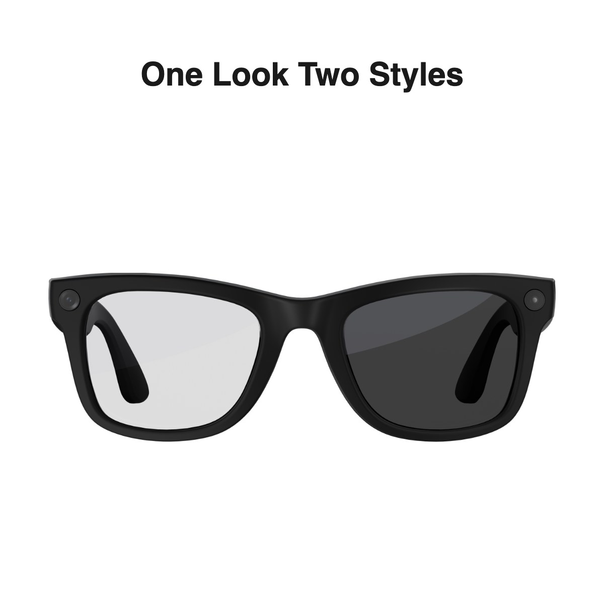 Clear and shaded lenses